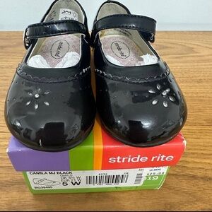 Stride Rite Camila Mary Jane Black Shoes Size 5W